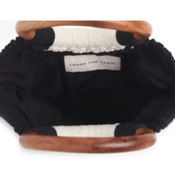 NWT-Laude The Label Gabby Mini Macrame Bag NWT $118 Retail - Picture 2 of 5